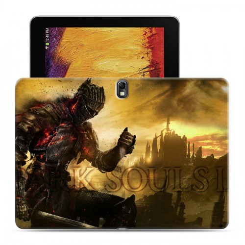 Дизайнерский силиконовый чехол для Samsung Galaxy Note 10.1 2014 editon Dark souls 