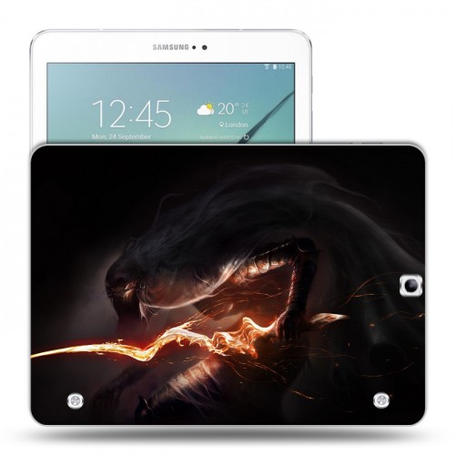 Дизайнерский силиконовый чехол для Samsung Galaxy Tab S2 9.7 Dark souls 