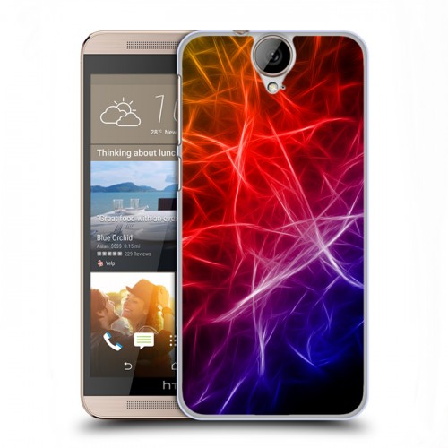 Дизайнерский пластиковый чехол для HTC One E9+ Красочные абстракции