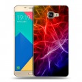 Дизайнерский силиконовый чехол для Samsung Galaxy A9 Красочные абстракции