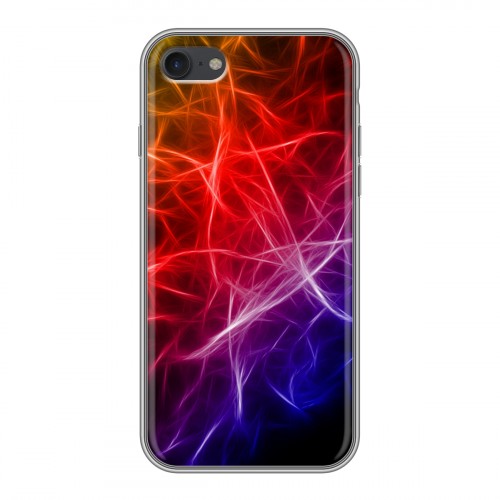 Дизайнерский силиконовый чехол для Iphone 7 Красочные абстракции