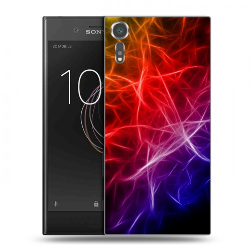 Дизайнерский пластиковый чехол для Sony Xperia XZs Красочные абстракции