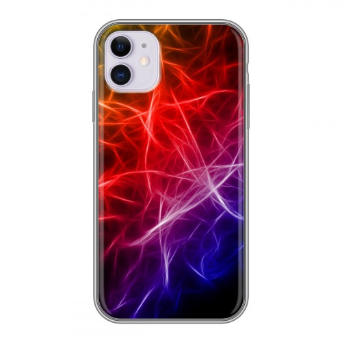 Дизайнерский силиконовый чехол для Iphone 11 Красочные абстракции