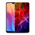 Дизайнерский силиконовый с усиленными углами чехол для Xiaomi RedMi 8A Красочные абстракции