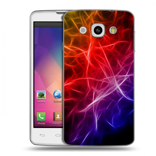 Дизайнерский пластиковый чехол для LG L60 Красочные абстракции Дизайнерский пластиковый чехол для LG L60 Красочные абстракции