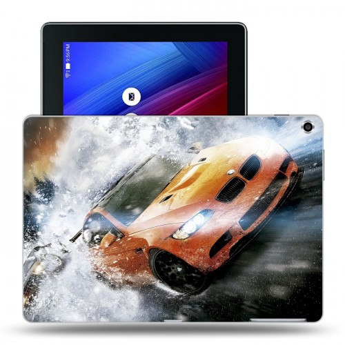 Дизайнерский силиконовый чехол для ASUS ZenPad 10 Need for speed