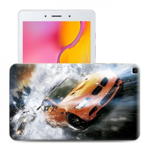 Дизайнерский силиконовый чехол для Samsung Galaxy Tab A 8.0 (2019) Need for speed