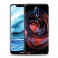 Дизайнерский силиконовый чехол для Nokia 5.1 Plus Красочные абстракции