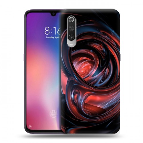 Дизайнерский силиконовый с усиленными углами чехол для Xiaomi Mi9 Красочные абстракции