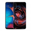 Дизайнерский пластиковый чехол для Samsung Galaxy A20s Красочные абстракции