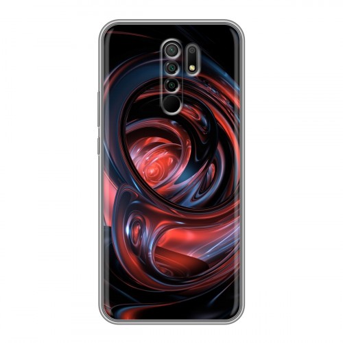 Дизайнерский силиконовый чехол для Xiaomi RedMi 9 Красочные абстракции