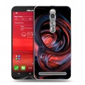 Дизайнерский пластиковый чехол для Asus Zenfone 2 Красочные абстракции