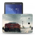 Дизайнерский силиконовый чехол для Samsung Galaxy Tab E 9.6 Need for speed