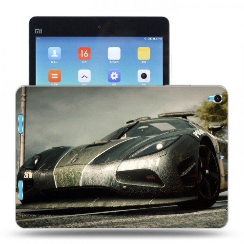 Дизайнерский силиконовый чехол для Xiaomi MiPad Need for speed