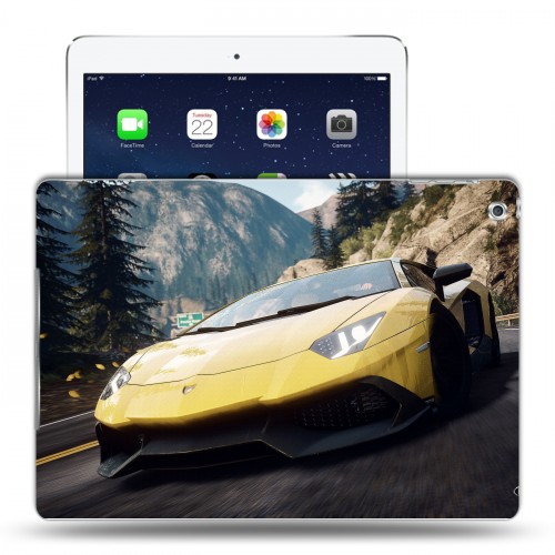 Дизайнерский силиконовый чехол для Ipad (2017) Need for speed