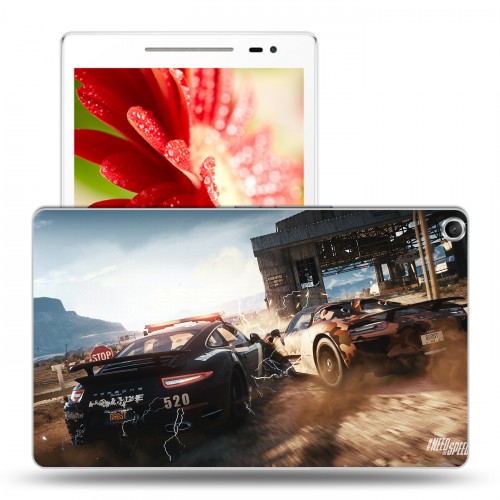 Дизайнерский силиконовый чехол для ASUS ZenPad 8 Need for speed