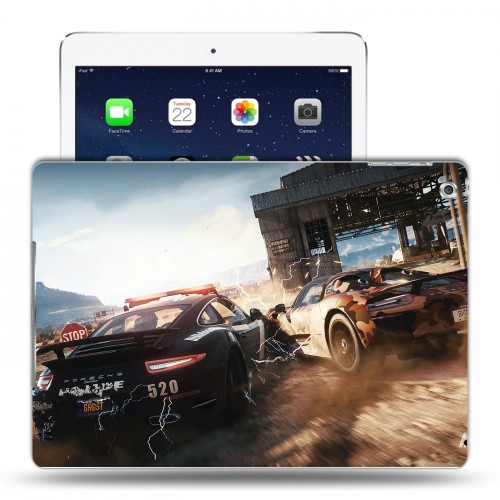 Дизайнерский силиконовый чехол для Ipad (2017) Need for speed