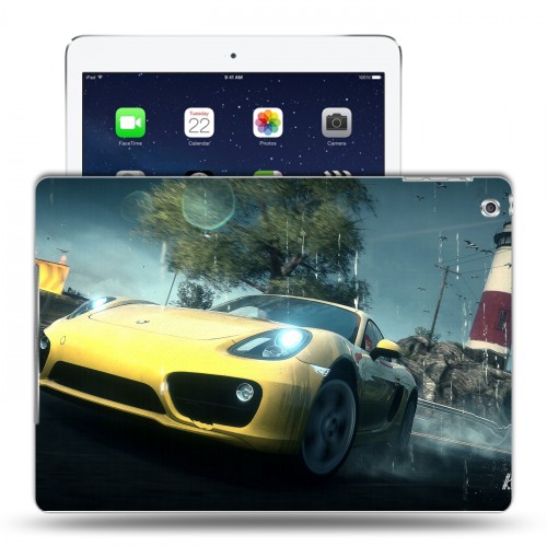 Дизайнерский силиконовый чехол для Ipad (2017) Need for speed