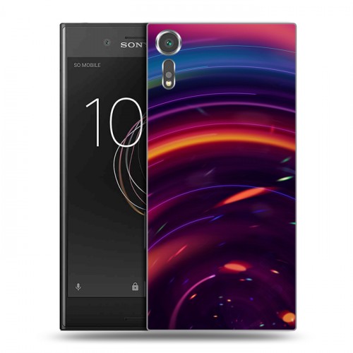 Дизайнерский пластиковый чехол для Sony Xperia XZs Красочные абстракции