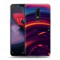 Дизайнерский пластиковый чехол для OnePlus 6 Красочные абстракции