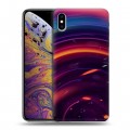 Дизайнерский силиконовый чехол для Iphone Xs Max Красочные абстракции