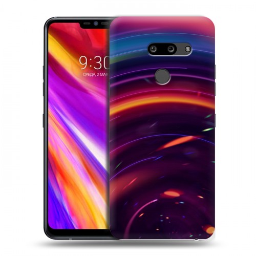 Дизайнерский пластиковый чехол для LG G8 ThinQ Красочные абстракции