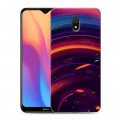 Дизайнерский силиконовый с усиленными углами чехол для Xiaomi RedMi 8A Красочные абстракции