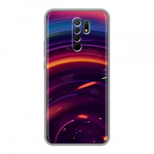 Дизайнерский пластиковый чехол для Xiaomi RedMi 9 Красочные абстракции