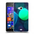 Дизайнерский пластиковый чехол для Microsoft Lumia 540 Красочные абстракции