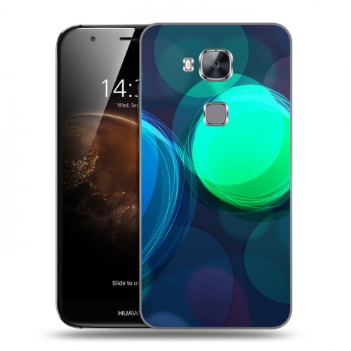 Дизайнерский силиконовый чехол для Huawei G8 Красочные абстракции