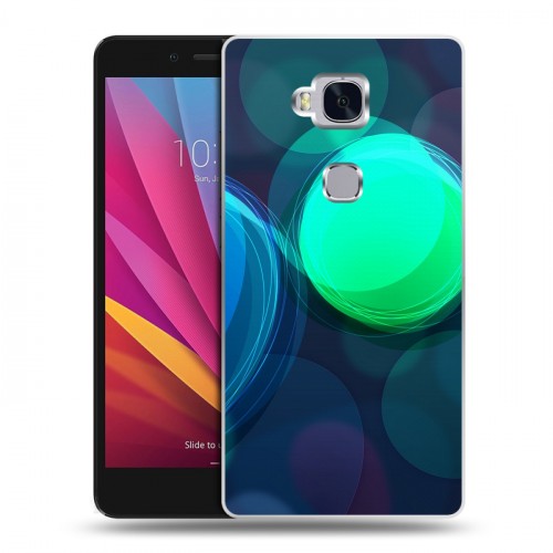 Дизайнерский силиконовый чехол для Huawei Honor 5X Красочные абстракции