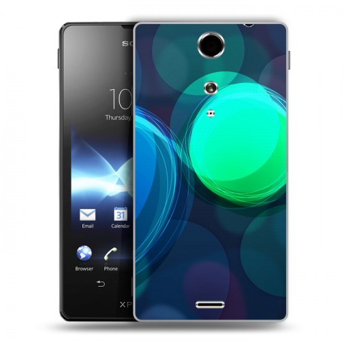 Дизайнерский пластиковый чехол для Sony Xperia TX Красочные абстракции