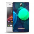 Дизайнерский пластиковый чехол для Sony Xperia E Красочные абстракции