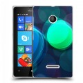 Дизайнерский пластиковый чехол для Microsoft Lumia 435 Красочные абстракции