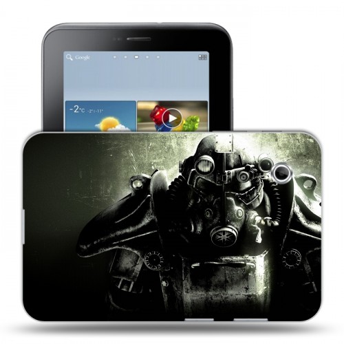Дизайнерский силиконовый чехол для Samsung Galaxy Tab 2 7.0 Fallout