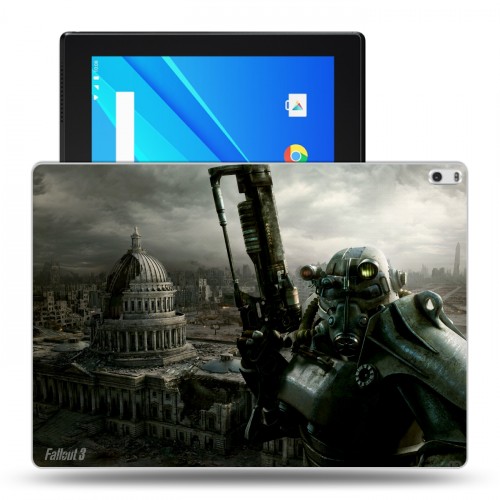 Дизайнерский силиконовый чехол для Lenovo Tab 4 10 Plus Fallout