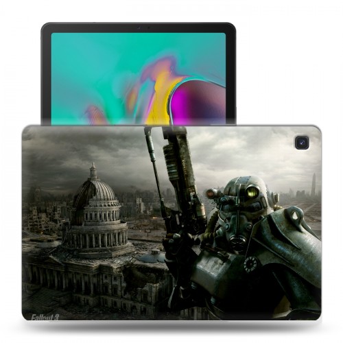 Дизайнерский силиконовый чехол для Samsung Galaxy Tab S5e Fallout
