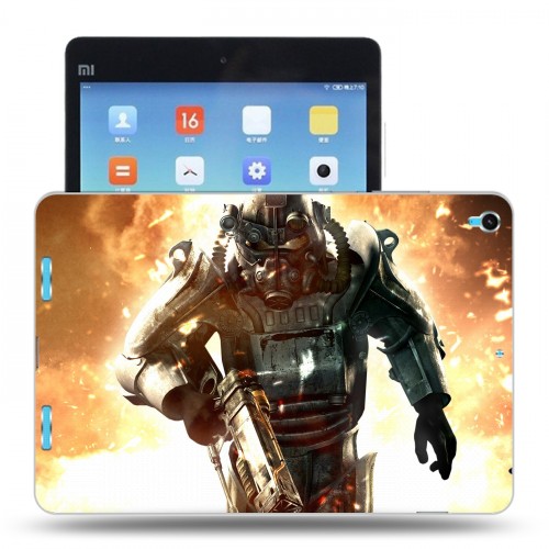 Дизайнерский силиконовый чехол для Xiaomi MiPad Fallout