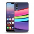 Дизайнерский силиконовый с усиленными углами чехол для Huawei P20 Pro Красочные абстракции