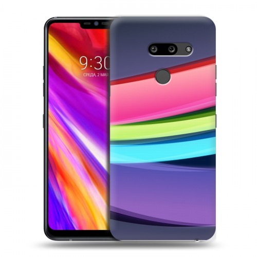 Дизайнерский пластиковый чехол для LG G8 ThinQ Красочные абстракции