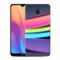 Дизайнерский силиконовый с усиленными углами чехол для Xiaomi RedMi 8A Красочные абстракции