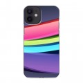 Дизайнерский силиконовый с усиленными углами чехол для Iphone 12 Mini Красочные абстракции