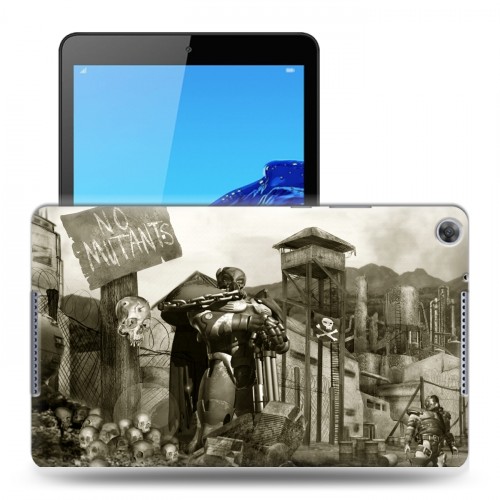 Дизайнерский силиконовый чехол для Huawei MediaPad M5 lite 8 Fallout