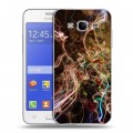 Дизайнерский пластиковый чехол для Samsung Galaxy J7 Красочные абстракции