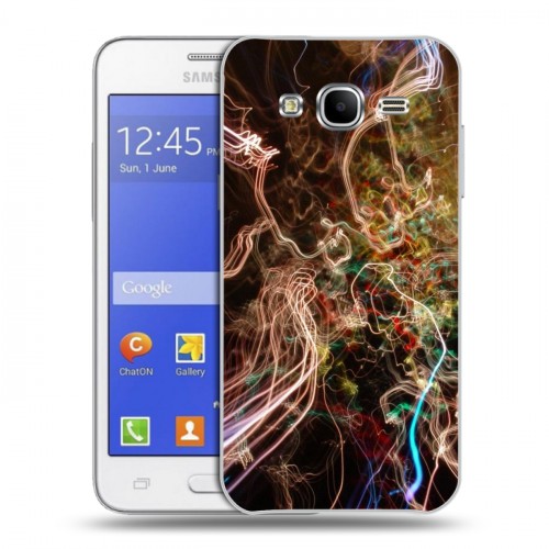 Дизайнерский пластиковый чехол для Samsung Galaxy J7 Красочные абстракции