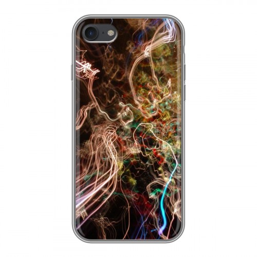 Дизайнерский силиконовый чехол для Iphone 7 Красочные абстракции