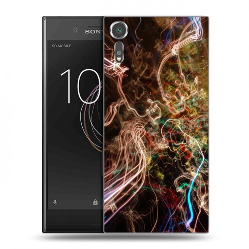 Дизайнерский пластиковый чехол для Sony Xperia XZs Красочные абстракции