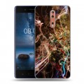 Дизайнерский пластиковый чехол для Nokia 8 Красочные абстракции