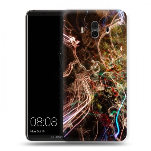 Дизайнерский пластиковый чехол для Huawei Mate 10 Красочные абстракции