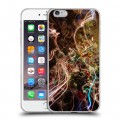 Дизайнерский силиконовый чехол для Iphone 6 Plus/6s Plus Красочные абстракции